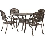  5-dijelni vrtni bistro set od lijevanog aluminija | shoptok.hr