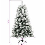  Umjetno božićno drvce s nogom 150 cm PVC i metal | shoptok.hr