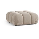Micadoni Kremno bel žameten tabure Bellis – | Shoptok.si
