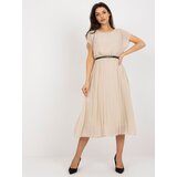 Italy Moda Dress-DHJ-SK-8839-1.23X-Beige | Shoptok.si