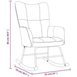  Gugalni stol vinsko rdeč žamet, (20702410) | Shoptok.si