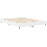 vidaXL Posteljni okvir brez vzmetnice bel 140x200 cm inženirski les | Shoptok.si