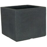 GELI Kvadratna posuda za biljke (Vanjska dimenzija (D x Š x V): 50 x 50 x 39 cm, Plastika, Antracit) | shoptok.hr