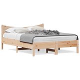 vidaXL Posteljni okvir 120x190 cm trdna borovina Cene