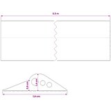  Brtva za garažni pod Crna 78 x 14 mm 6,5 m EPDM guma | shoptok.hr