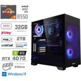 MEGA Računalnik MT S7X R7-5800X/RTX4070/32GB/2TB-4.0/750W/Win11Home/črna RGB, (21218402) Cene