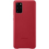 Samsung original usnjen ovitek EF-VG985LRE za Galaxy S20 Plus G985 - zaščita zadnjega dela - rdeč | Shoptok.si