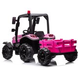 Traktor na akumulator s prikolico BLT-206 - roza | Shoptok.si