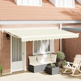 vidaXL Retraktilna tenda krema 400x200 cm | Shoptok.si