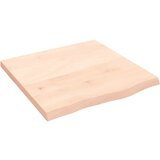 Maison Chic Stenska polica - Viseča Polica 60x60x(2-4) cm neobdelana trdna hrastovina, (21784775) Cene