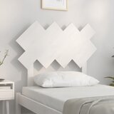  Uzglavlje za krevet Bijela 92x3x81 cm od masivne borovine | shoptok.hr