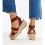 Gemre Brown wedge sandals Minna | Shoptok.si