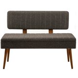 Hanah home vina walnut anthracite set stola i stolica i klupe | ePonuda.com