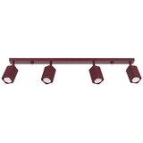 Sollux Lighting Stropna svetilka RAYO 4L bordo, (5000500064) | Shoptok.si