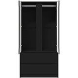 Ormarić s ladicama Crna 79,5 x 49 x 156 cm Konstrukcijsko drvo | shoptok.hr