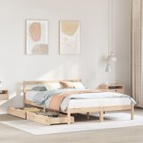 vidaXL Okvir kreveta bez madraca 140 x 200 cm od masivne borovine Cijene