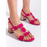 GOODIN Women's fuchsia sandals with buckle | Shoptok.si