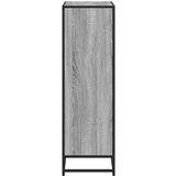 vidaXL Knjižna omara siva sonoma 65,5x33x107,5 cm inženirski les | Shoptok.si