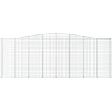  Lučne gabionske košare 4 kom 400x30x40/60 cm pocinčano željezo | shoptok.hr