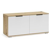 Halmar omarica za predsobo bemor ST-100 (ve barv)-antracit/bela/hrast artisan Cene