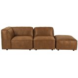 Bonami Selection Temno rjav ležalnik iz imitacije usnja (desni kot) Fairfield Kentucky – | Shoptok.si