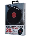 Remax Bežični punjač Vinyl Series II RP-W23, 20W, Desktop, Crna Cijene