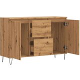  Komoda boja hrasta artisan 104x35x70 cm konstruirano drvo | shoptok.hr