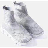 Gemre Grey sock-style high-top sneakers Olot | Shoptok.si