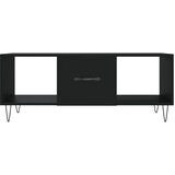  Stolić za kavu crni 102 x 50 x 40 cm od konstruiranog drva | shoptok.hr