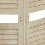 Sobna pregrada s 4 panela 140 x 165 cm masivno drvo paulovnije | shoptok.hr