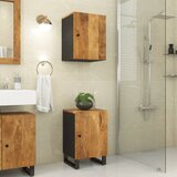 Maison Chic Kopalniška omarica - Kopalniški kabinet 38x33x58cm trden mangov les, (21794580) | Shoptok.si
