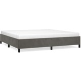  Posteljni okvir temno siv 200x200 cm žamet, (20725482) | Shoptok.si