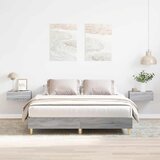 vidaXL Posteljni okvir brez vzmetnice 140x200 cm inženirski les Cene