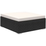 Poli 8-dijelna vrtna garnitura od poliratana s jastucima crna | shoptok.hr