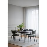 Rowico Črn/siv jeklen jedilni stol Herbster – | Shoptok.si