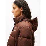 Tommy Jeans Prehodna jakna 'ESS' čokolada | Shoptok.si