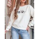DStreet Bluza damska oversize z haftem SOFTRUS ecru | Shoptok.si