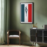  Plakat - French Flag with a Torch 40x60 Crni okvir s margom | shoptok.hr