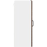 vidaXL Stenska kuhinjska omarica s polico Rjav hrast 40 x 31 x 80 cm | Shoptok.si