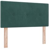 Krevet s od storage s uzglavljem Tamnozelena 90 x 200 cm Baršun | shoptok.hr