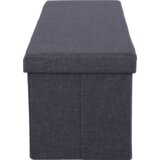 Kondela Zložljiv taburet, siva tkanina, UMINA | Shoptok.si