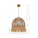 Opviq Svetlo rjava viseča svetilka ø 30 cm – | Shoptok.si