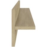  Zidne police 2 kom boja hrasta sonome 80x11,5x18 cm od iverice | shoptok.hr