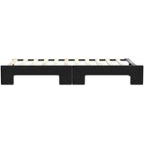  Dnevni krevet na razvlačenje crni 80 x 200 cm od tkanine | shoptok.hr