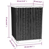  Sadilice 4 kom smeđe 30 x 30 x 37 cm od polipropilena | shoptok.hr
