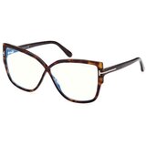 Tom Ford Okvir za naočare 0FT5828-B 5260, Ženski, Braon | Eponuda.com