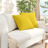  Jastučići za sofu 2 pcs Svijetlo žuta 50 x 50 cm tkanina | shoptok.hr