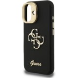 Guess Cam Stand GUHCP16SPCS4GSK ovitek za iPhone 16 s stojalom - črn | Shoptok.si