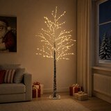 Snježno LED božićno drvce Smeđa 22 x 22 x 150 cm Plastika | shoptok.hr