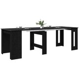  Blagovaonski stol 240 x 85 x 75 cm Konstruirano drvo Crni hrast | shoptok.hr